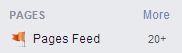 The pages feed icon
